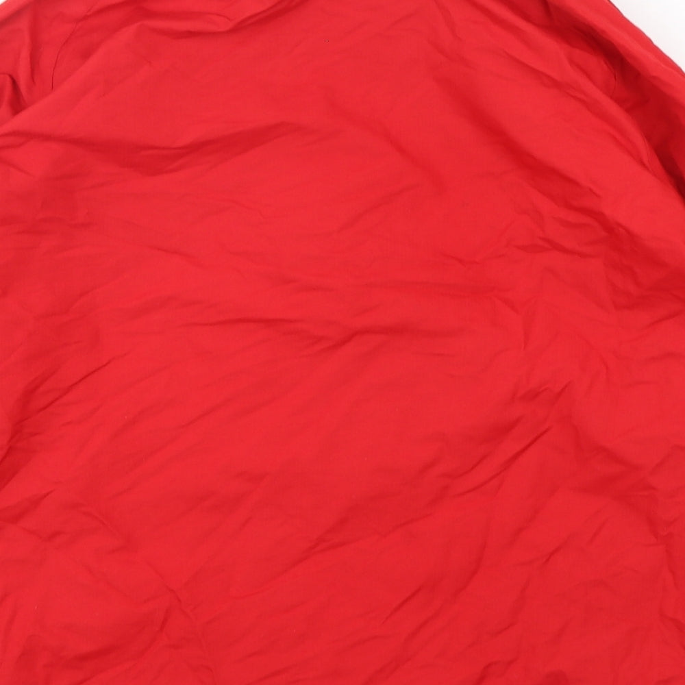 Canterbury Boys Red   Windbreaker Coat Size 10 Years