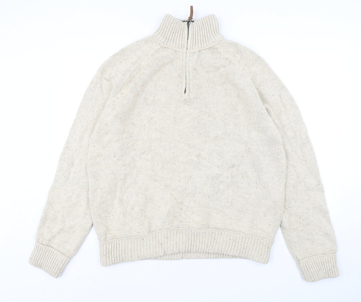 MANTARAY PRODUCTS Mens Beige  Cotton Pullover Sweatshirt Size XL