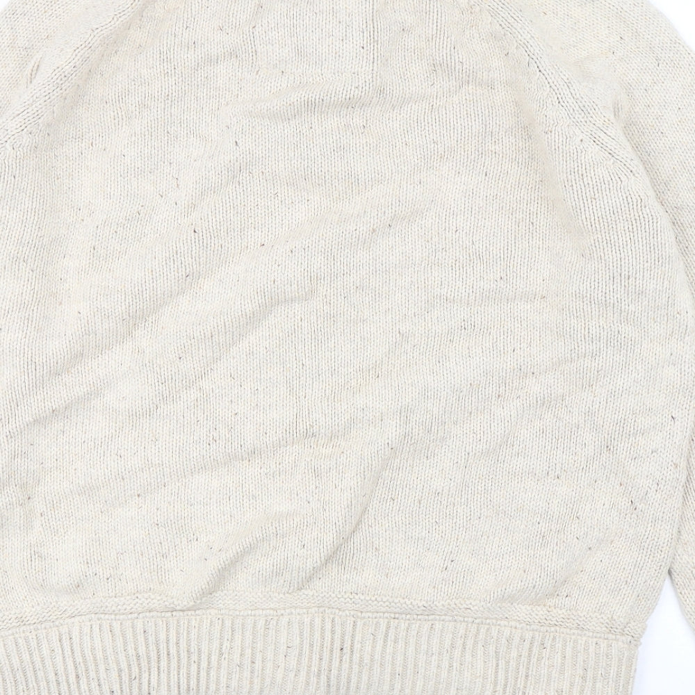 MANTARAY PRODUCTS Mens Beige  Cotton Pullover Sweatshirt Size XL