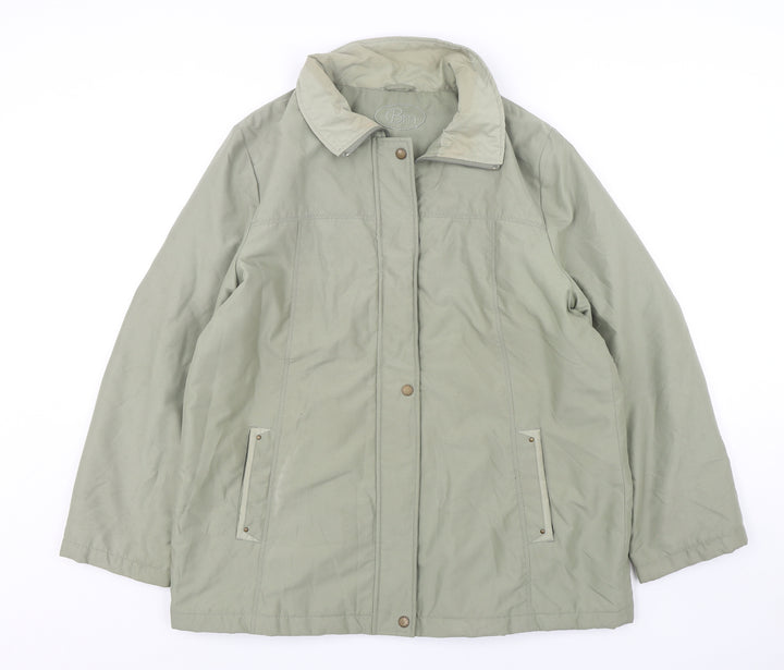 Bonmarche Womens Green   Parka Coat Size M