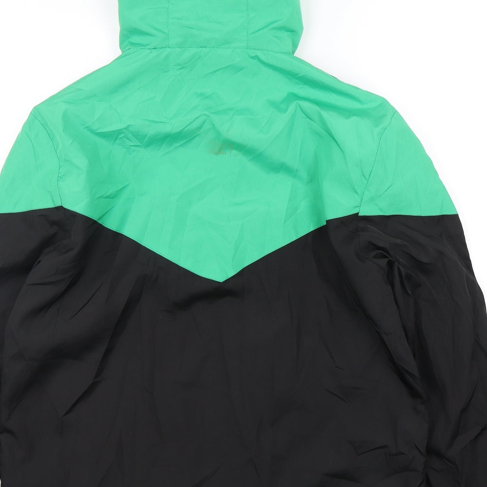 BoohooMAN Mens Multicoloured   Windbreaker Jacket Size XL