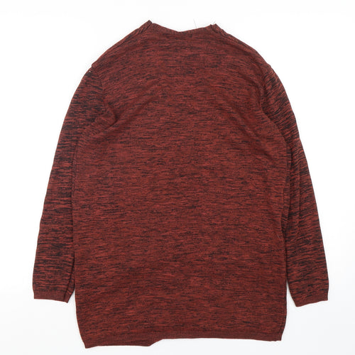 Atmosphere Womens Brown V-Neck  Viscose Cardigan Jumper Size 6