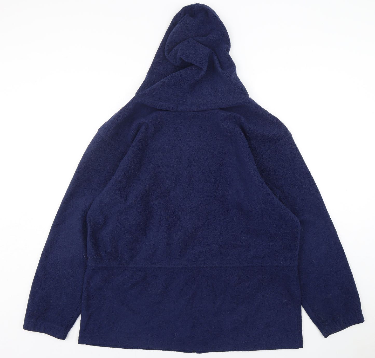 Cotton Traders Womens Blue  Polyester Full Zip Hoodie Size 16