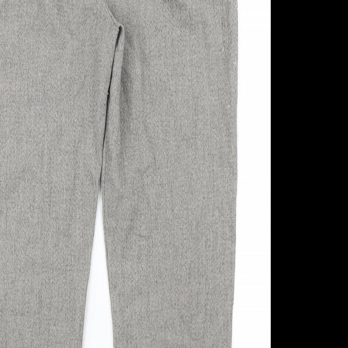 Emma Collction Womens Grey  Polyester Trousers  Size 16 L27 in Regular