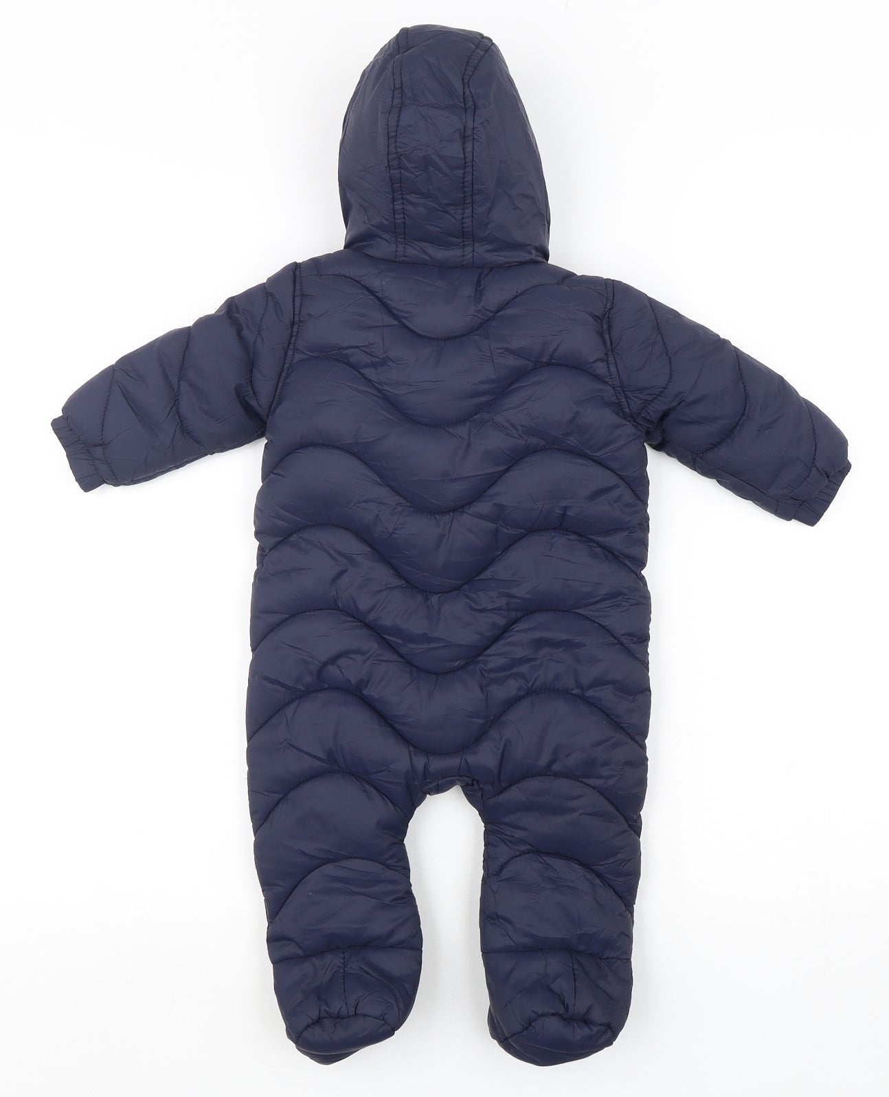 F&F Boys Blue   Rain Coat Snowsuit Size 3-6 Months