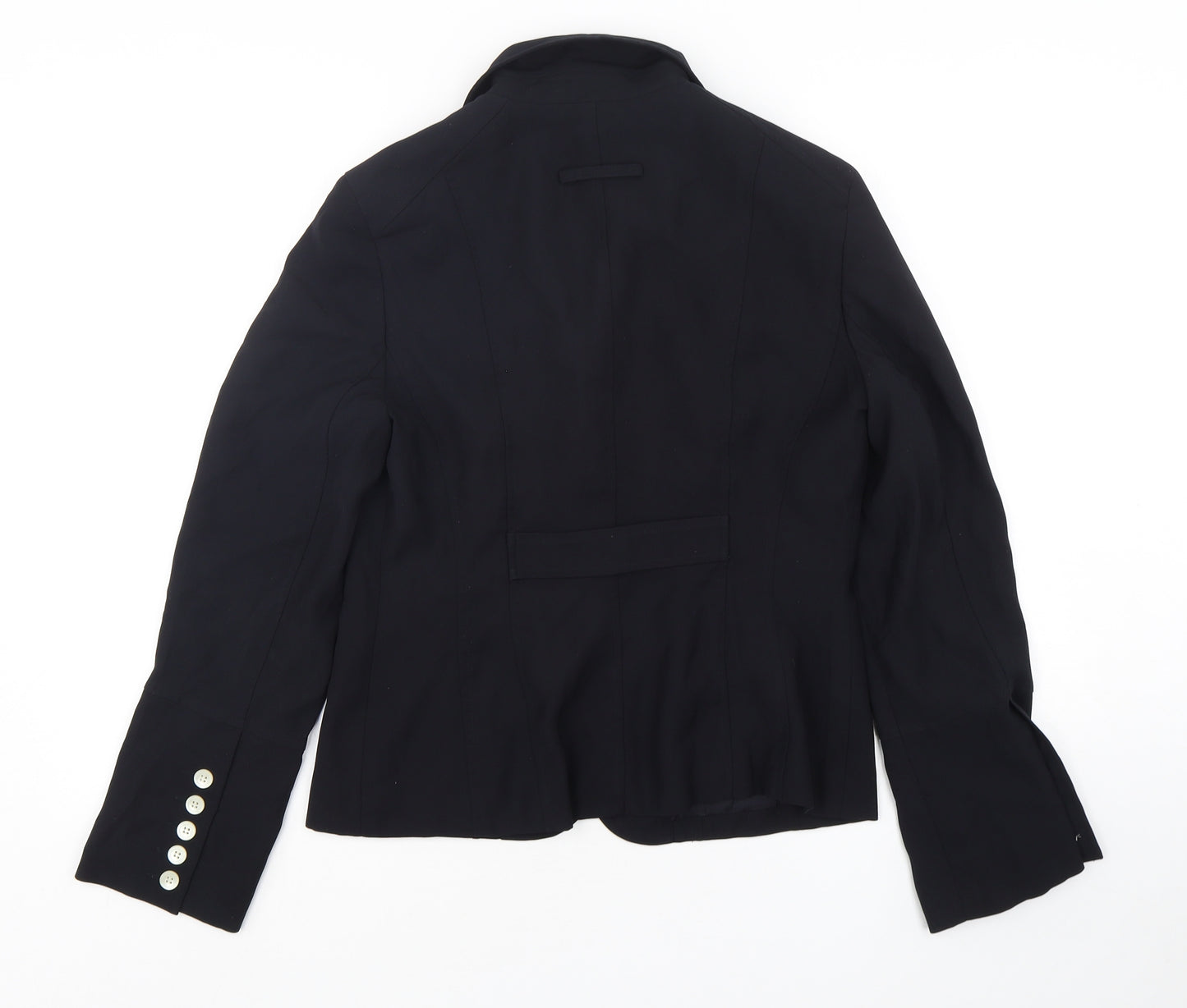 Anne Klein  Womens Black  Polyester Jacket Blazer Size 8