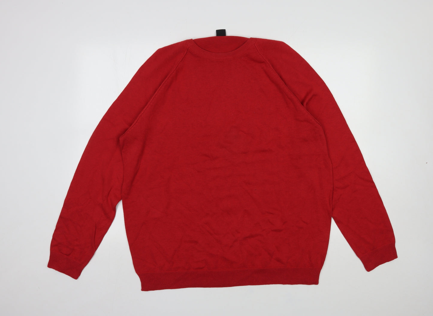 Cotton Traders Mens Purple  Cotton Pullover Sweatshirt Size 2XL