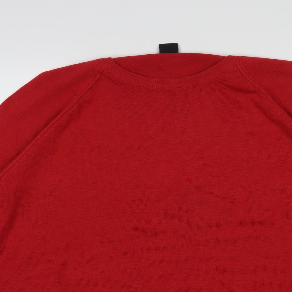 Cotton Traders Mens Purple  Cotton Pullover Sweatshirt Size 2XL