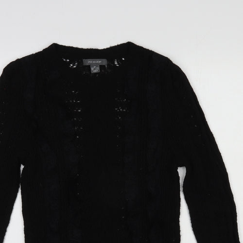 Primark Womens Black  Acrylic Pullover Sweatshirt Size XS  Pullover