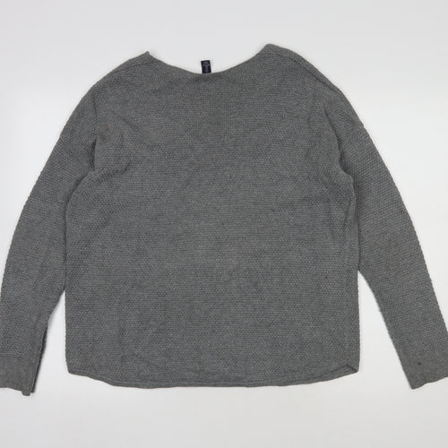 Gap Womens Grey  Cotton Pullover Sweatshirt Size L  Pullover