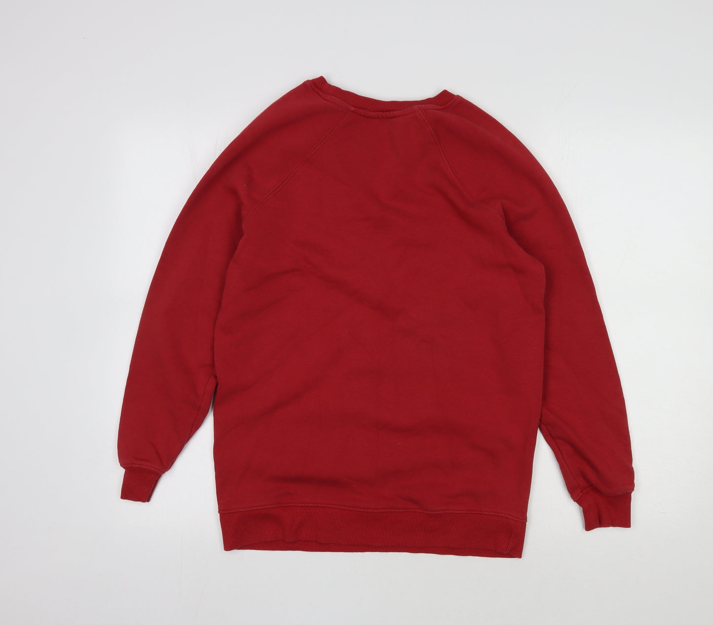 NEXT Mens Red  Cotton Pullover Sweatshirt Size XS