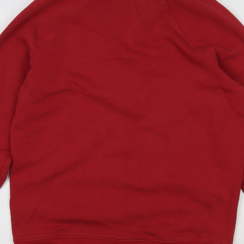 NEXT Mens Red  Cotton Pullover Sweatshirt Size XS
