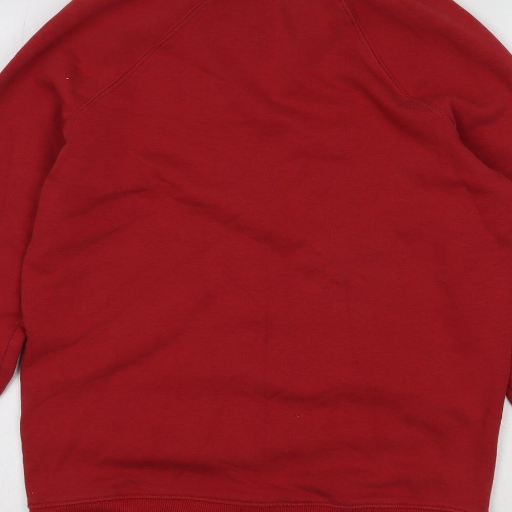 NEXT Mens Red  Cotton Pullover Sweatshirt Size XS