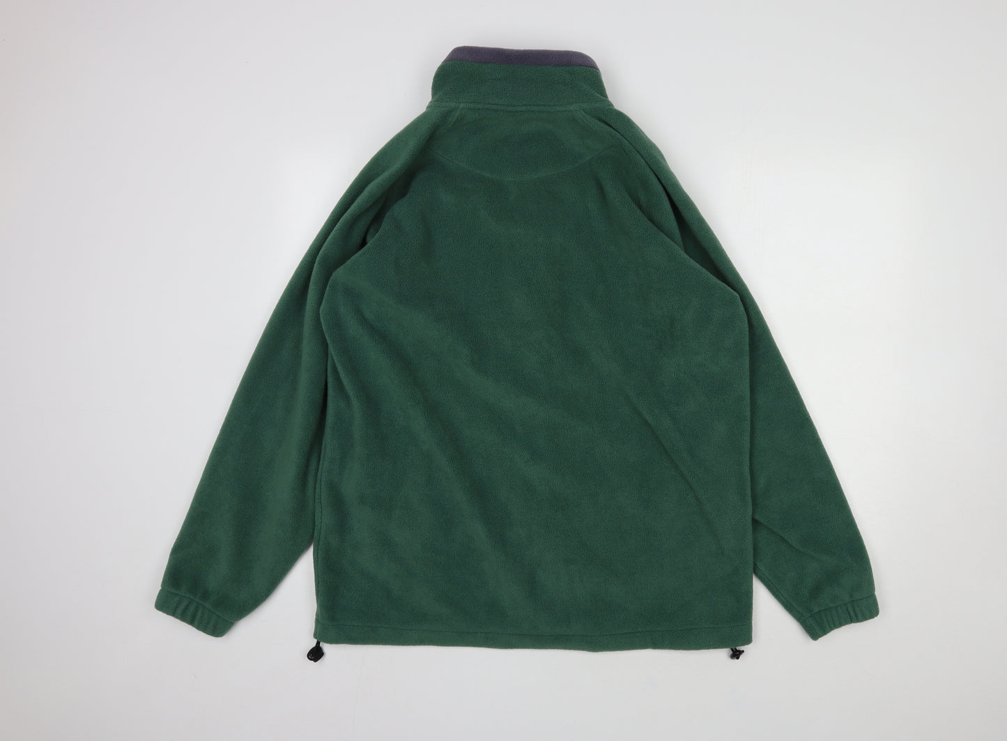 Cotton Traders Mens Green  Polyester Full Zip Sweatshirt Size L