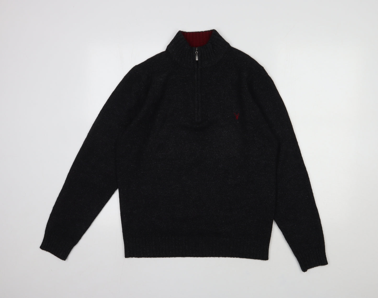 Viyella Mens Black  Polyethylene Pullover Sweatshirt Size S