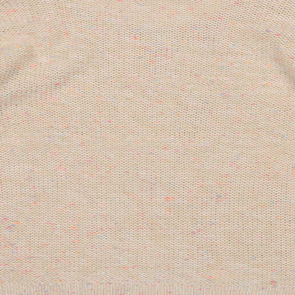 Preworn  Womens Orange  Cotton Pullover Sweatshirt Size M  Pullover - Estimated size