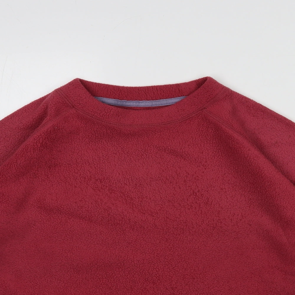 Peter Storm Womens Pink Round Neck  Polyester Pullover Jumper Size 14