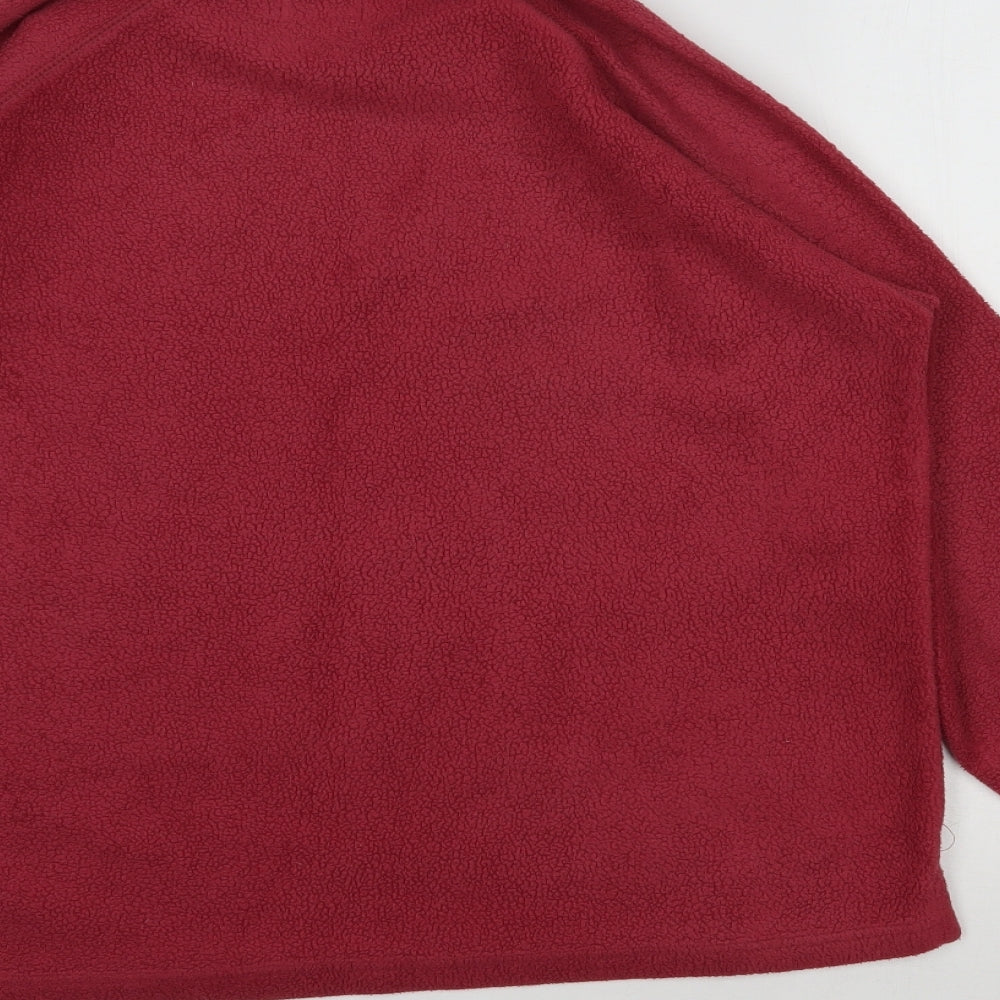 Peter Storm Womens Pink Round Neck  Polyester Pullover Jumper Size 14