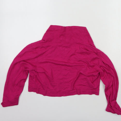 Phase Eight Womens Pink V-Neck  Viscose Cardigan Jumper Size 12