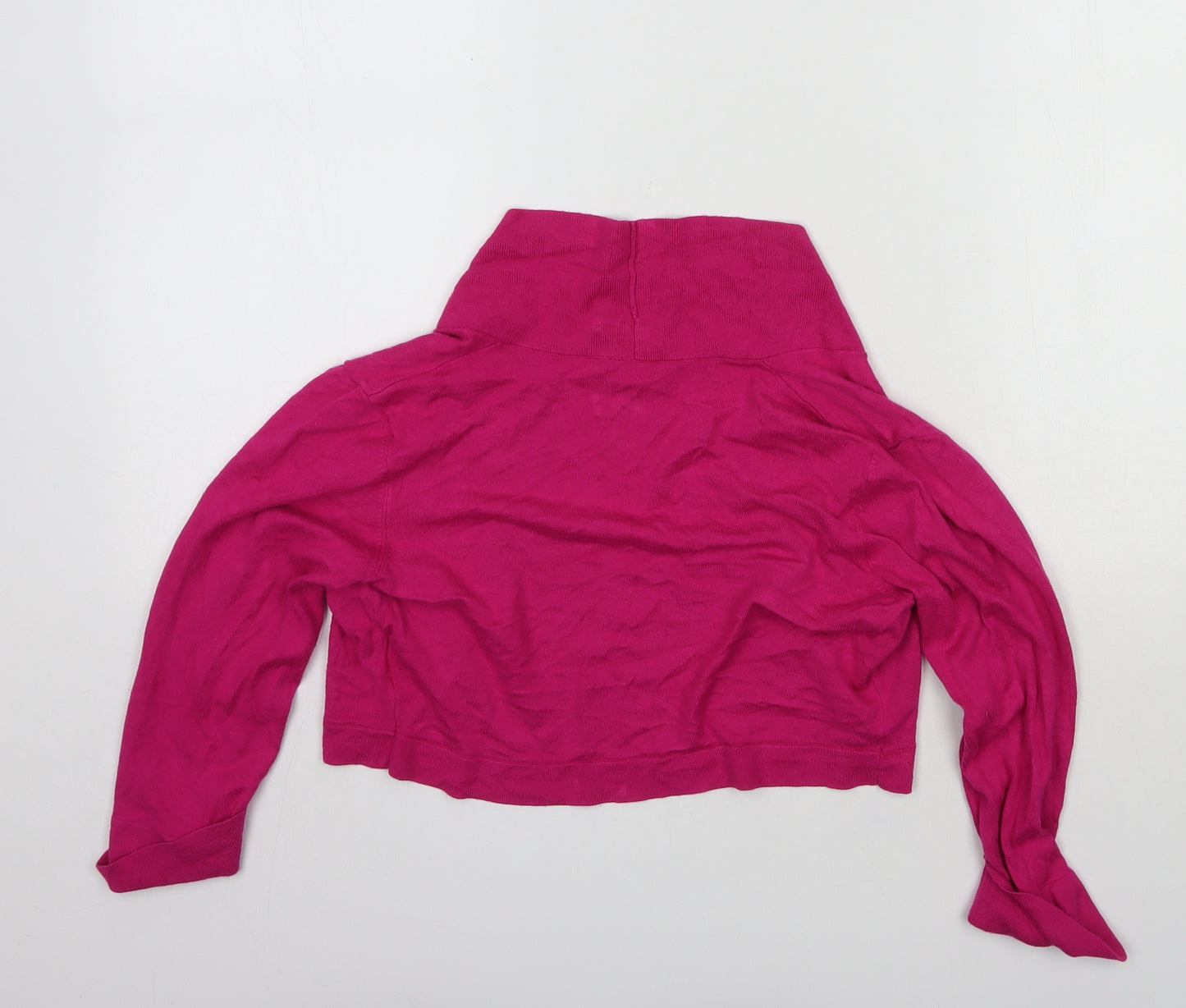 Phase Eight Womens Pink V-Neck  Viscose Cardigan Jumper Size 12