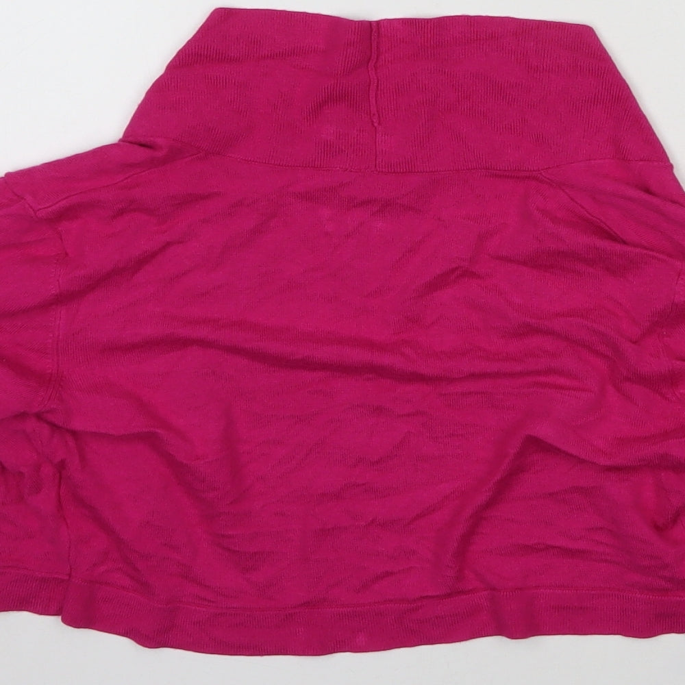 Phase Eight Womens Pink V-Neck  Viscose Cardigan Jumper Size 12