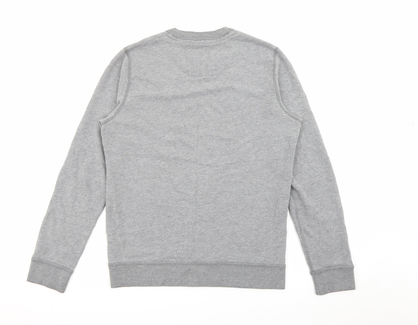 Abercrombie & Fitch Mens Grey  Cotton Pullover Sweatshirt Size M