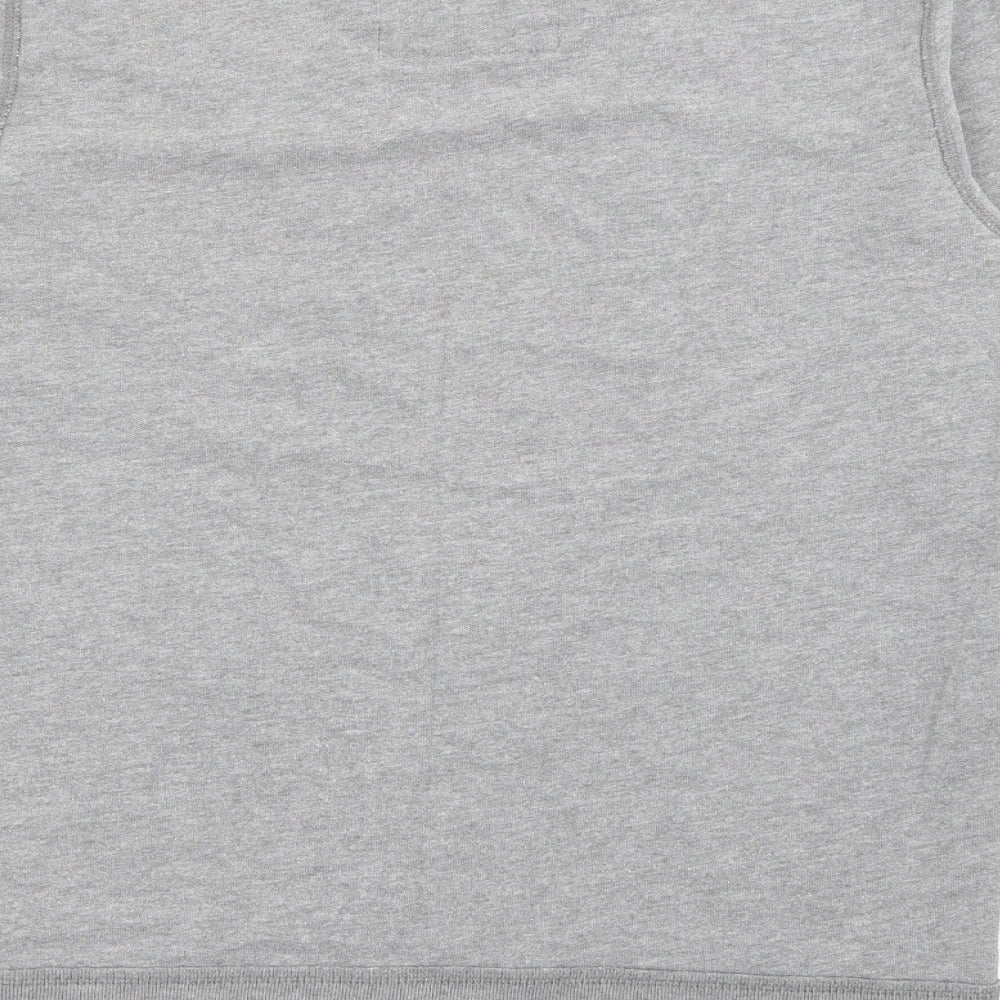 Abercrombie & Fitch Mens Grey  Cotton Pullover Sweatshirt Size M