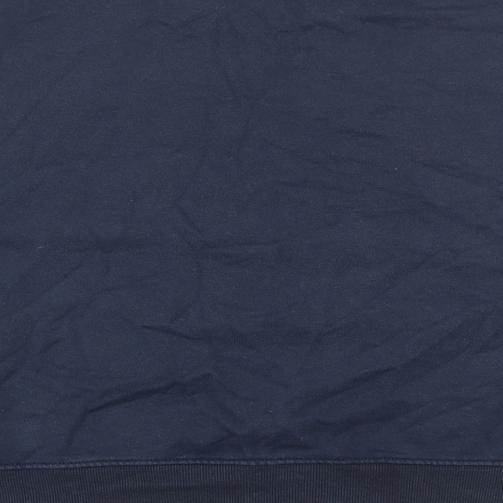 Primark Womens Blue  Cotton Pullover Sweatshirt Size 12