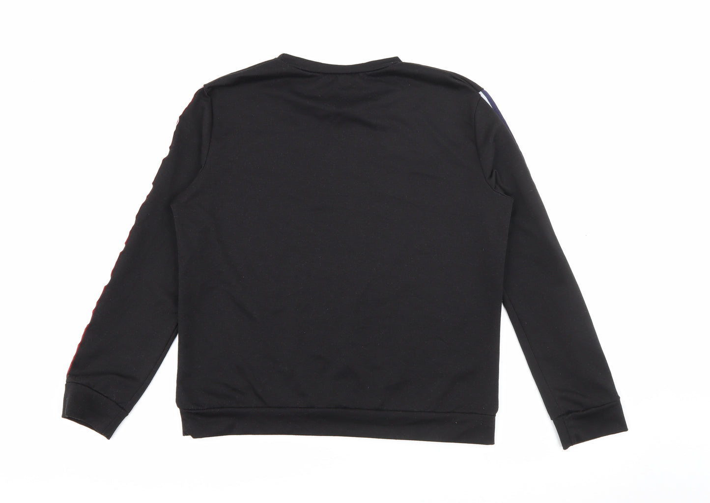 Preworn Womens Black  Polyester Pullover Sweatshirt Size L