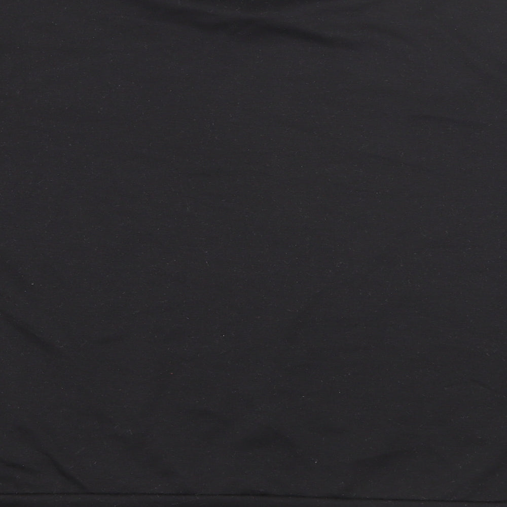 Preworn Womens Black  Polyester Pullover Sweatshirt Size L