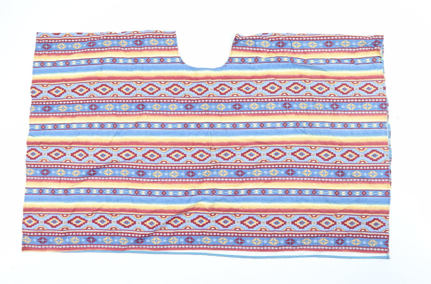 Crazy Ladies Womens Multicoloured Geometric  Jacket Poncho Size L