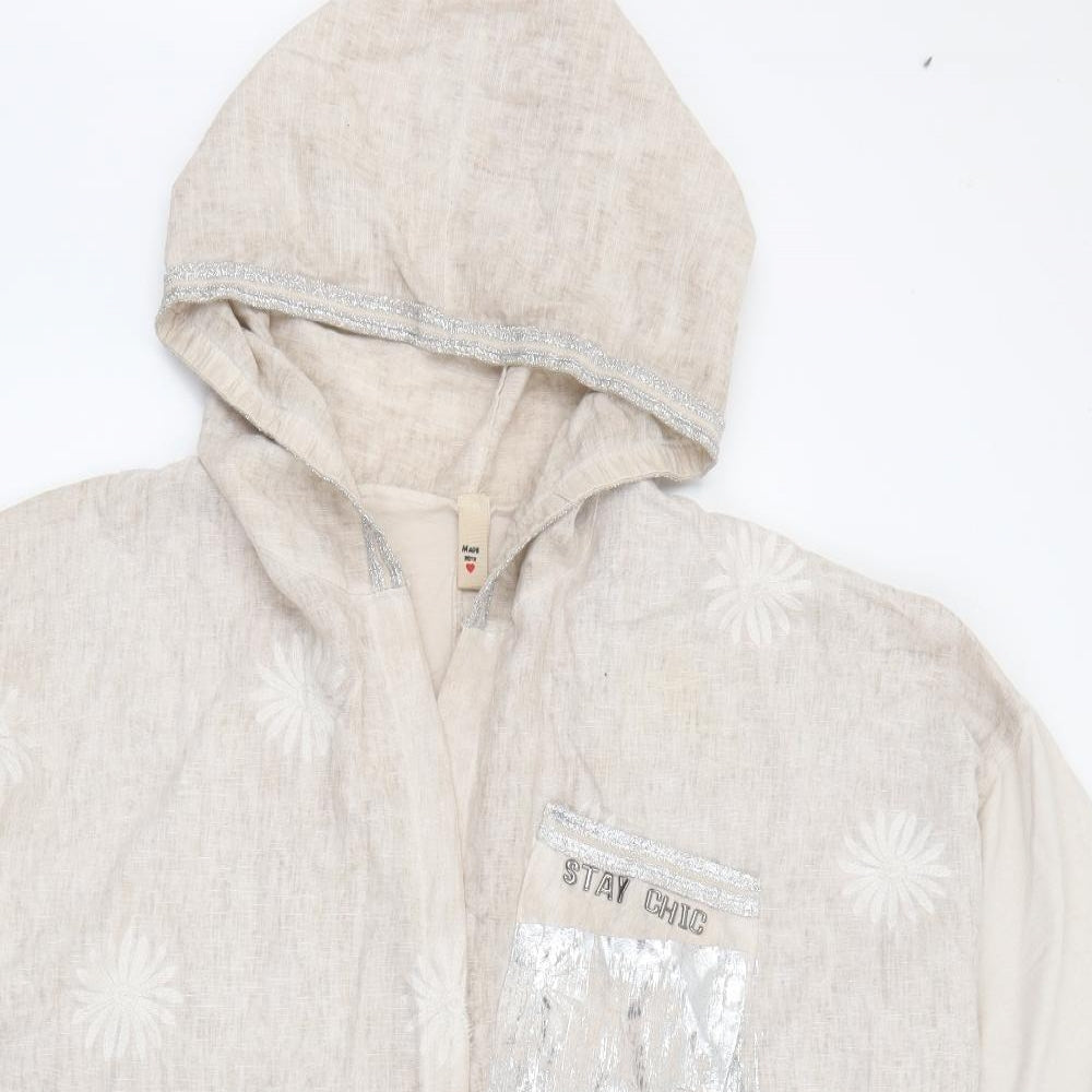 Preworn Womens Beige   Jacket  One Size