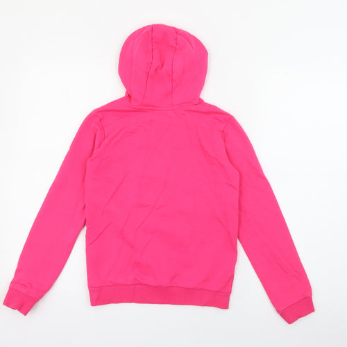 Pop Gear Girls Pink  Cotton Pullover Hoodie Size 9-10 Years
