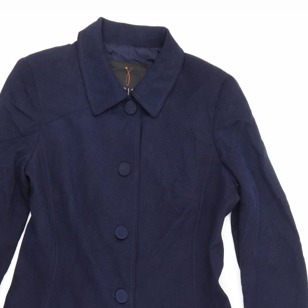 Jesire Womens Blue   Jacket  Size 10  Button