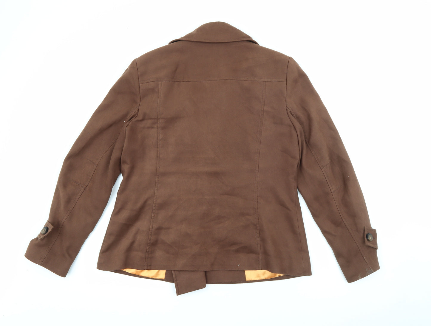 Marks and Spencer Womens Brown   Jacket  Size 16  Button