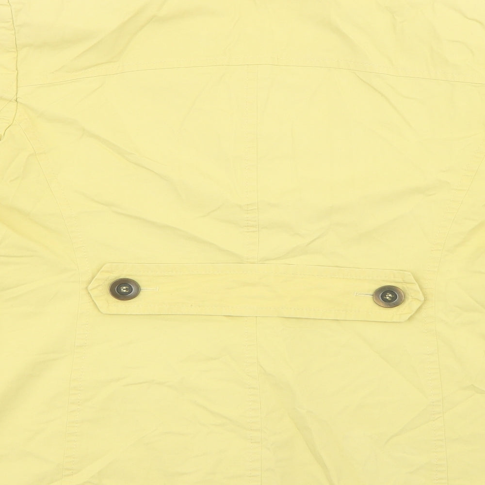 Per Una Womens Yellow   Jacket  Size 14  Button