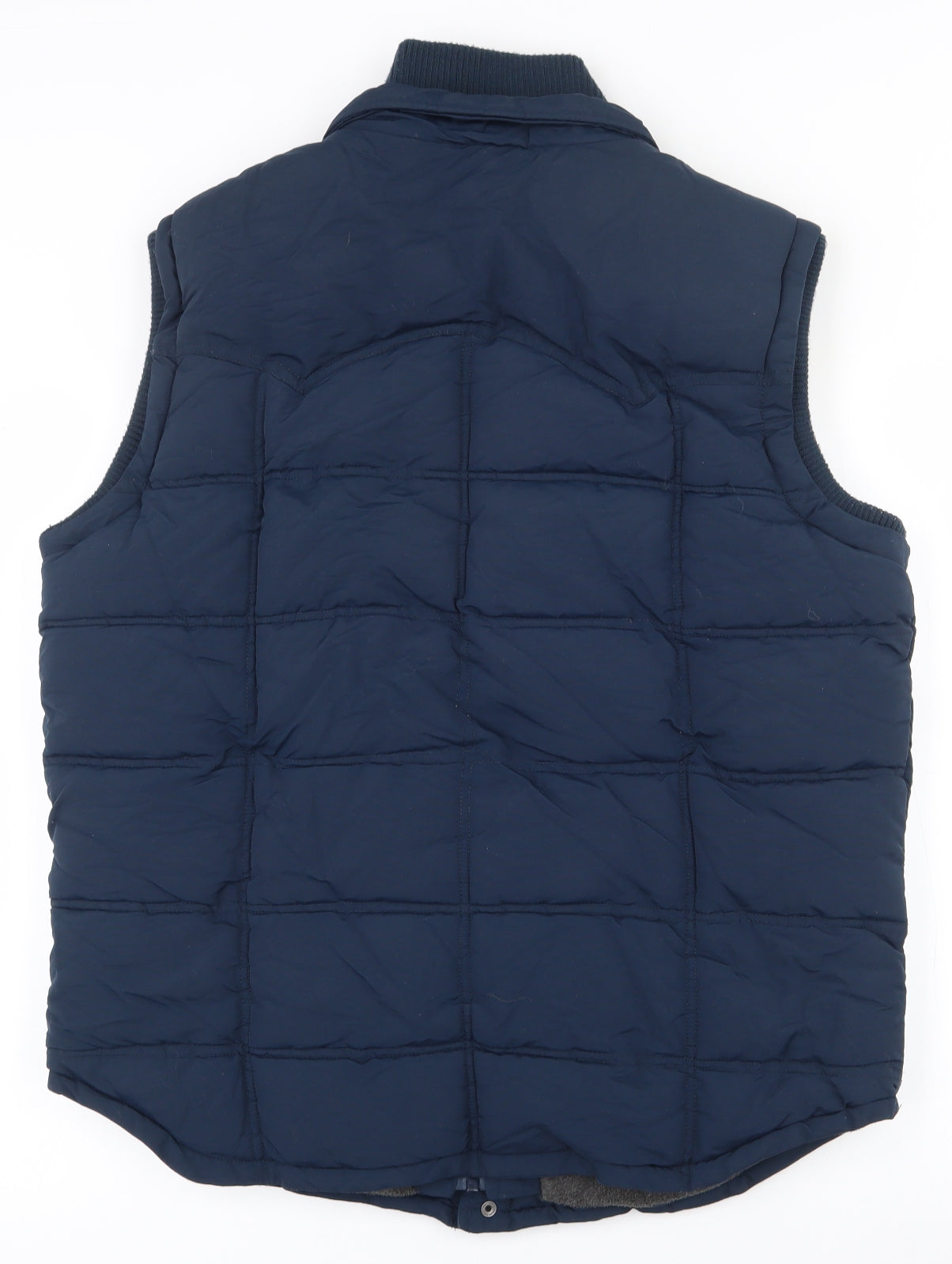NEXT Mens Blue   Gilet Coat Size L  Zip