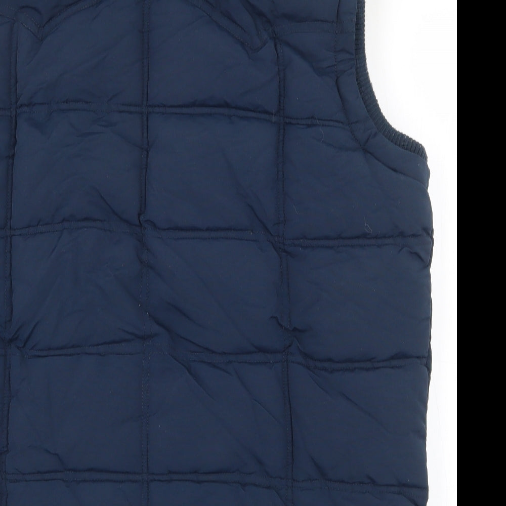 NEXT Mens Blue   Gilet Coat Size L  Zip