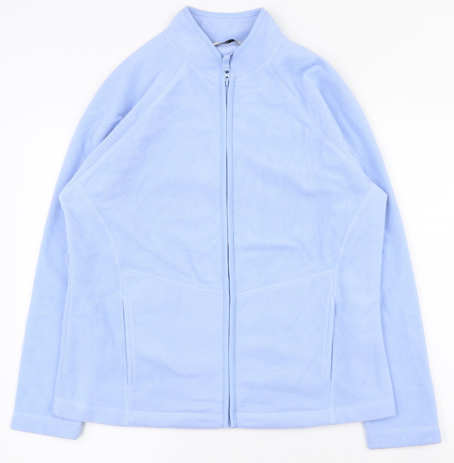 TU Womens Blue  Polyester Full Zip Sweatshirt Size 16  Zip