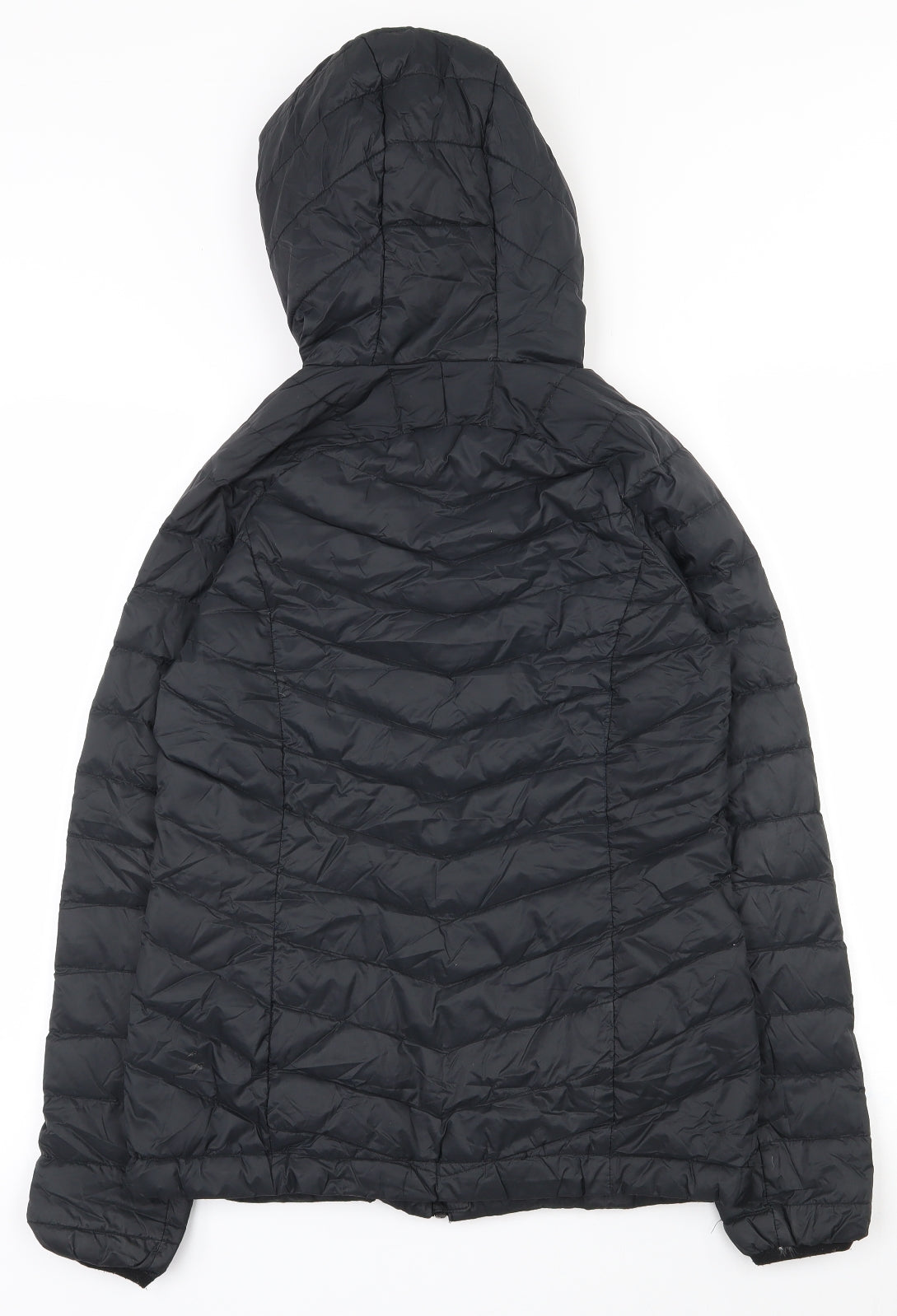 Zakti Womens Black   Puffer Jacket Coat Size 6  Zip