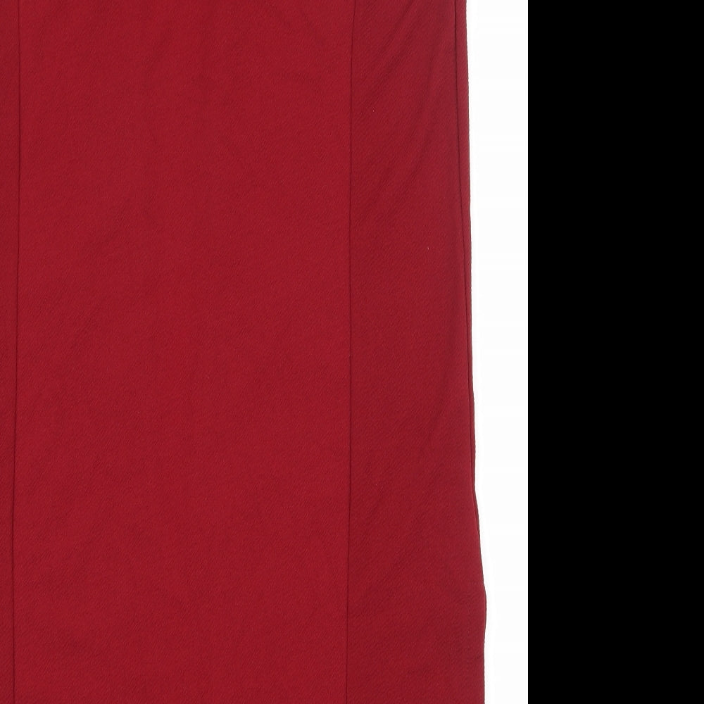 Quiz Womens Red   Gilet Jacket Size 12