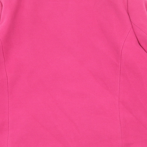 Bonmarché Womens Pink   Pea Coat Coat Size 16  Button