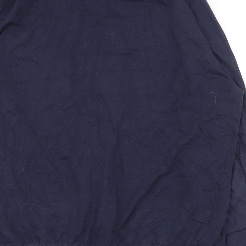 Jacamo Mens Blue  Cotton Full Zip Sweatshirt Size XL