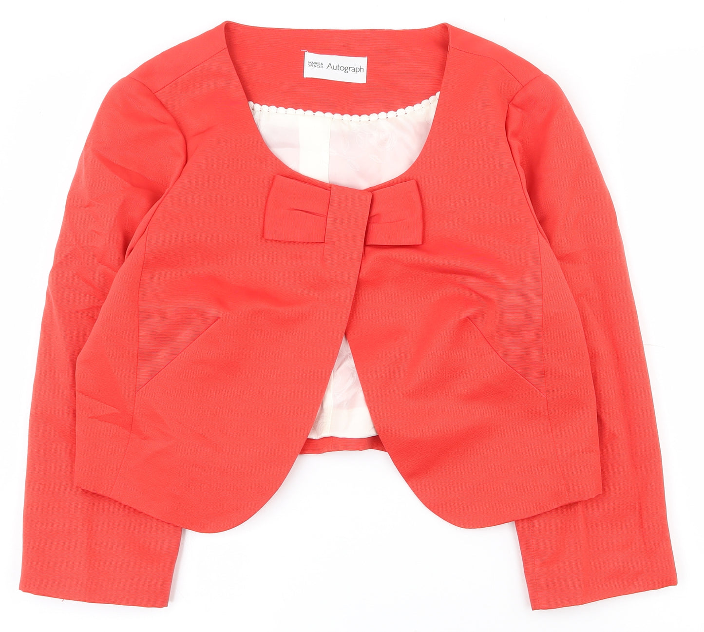 Marks and Spencer Womens Pink   Jacket  Size 14  Snap