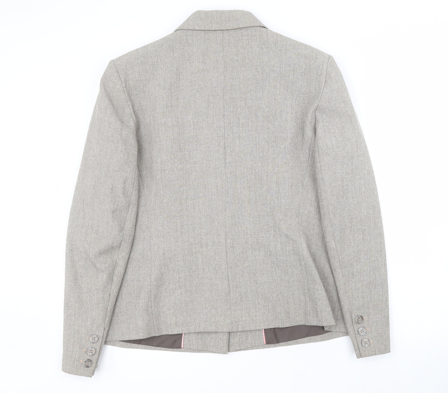 Debenhams Womens Grey   Jacket Blazer Size 16  Button