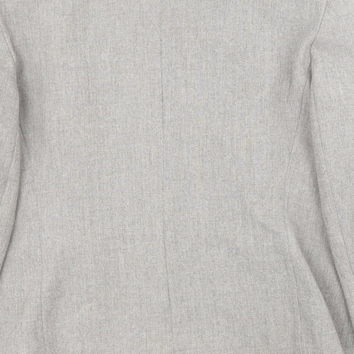 Debenhams Womens Grey   Jacket Blazer Size 16  Button