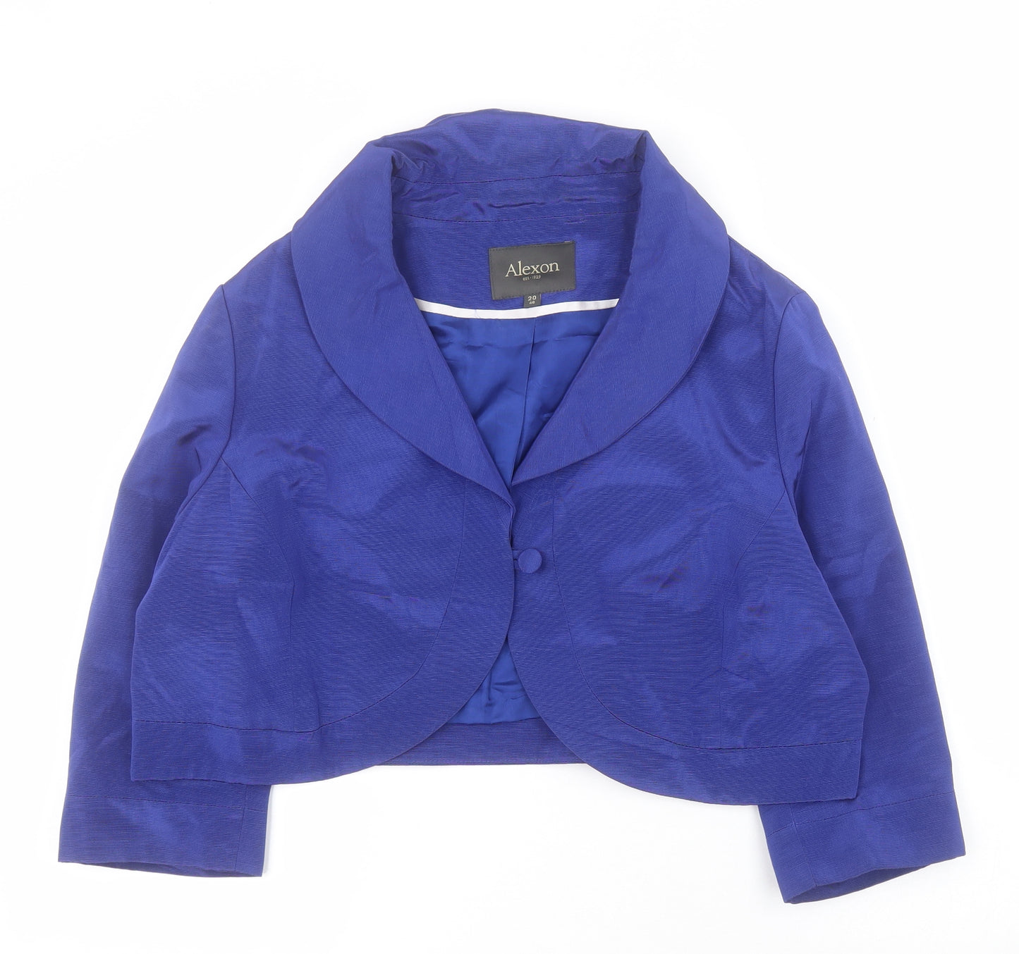 Alexon Womens Blue   Jacket  Size 20  Button