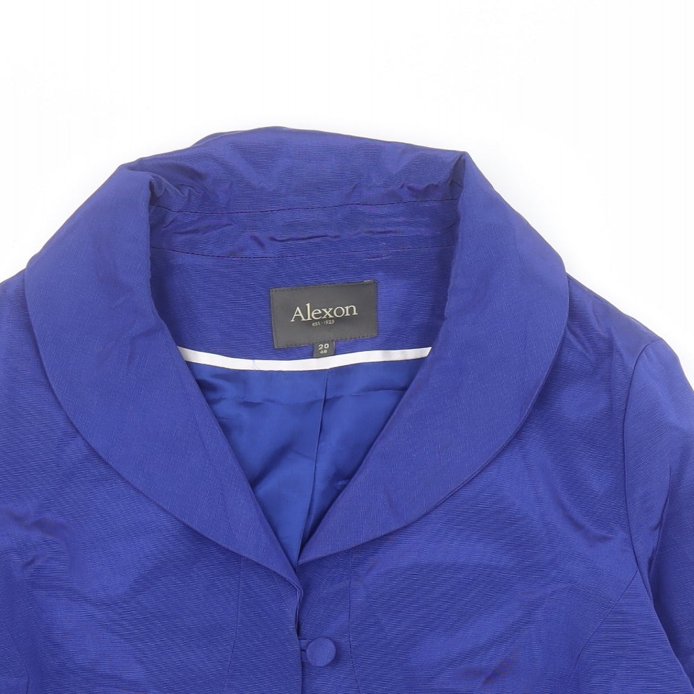 Alexon Womens Blue   Jacket  Size 20  Button