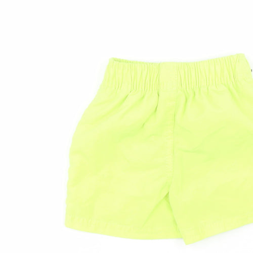 Dunnes Baby Yellow  100% Polyester Cropped Trousers Size 9-12 Months  Drawstring - Swim short