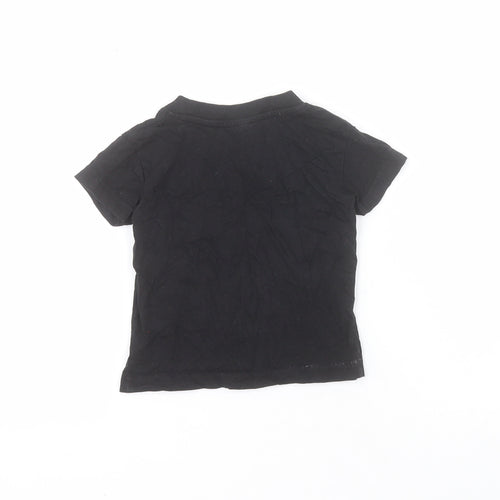 Larkwood Baby Black  100% Cotton Pullover T-Shirt Size 6-9 Months Crew Neck Pullover - 6-12 months